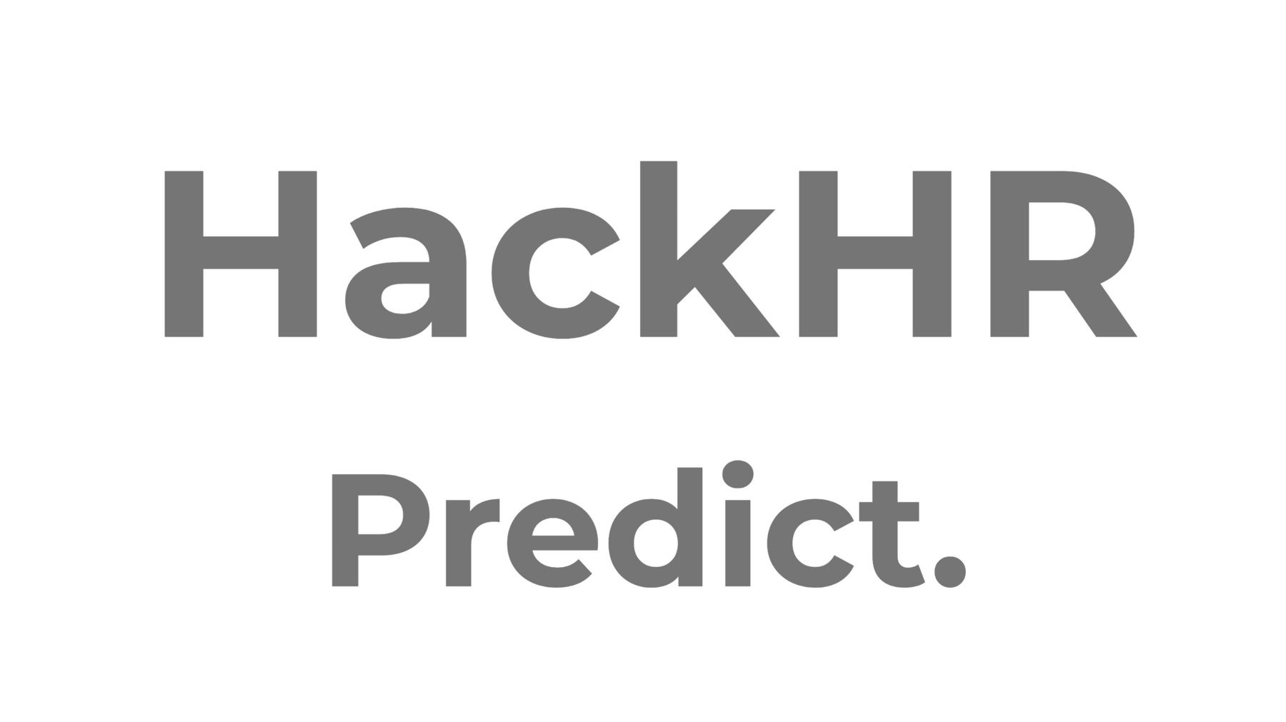 HackHR Predict HackHR Predict